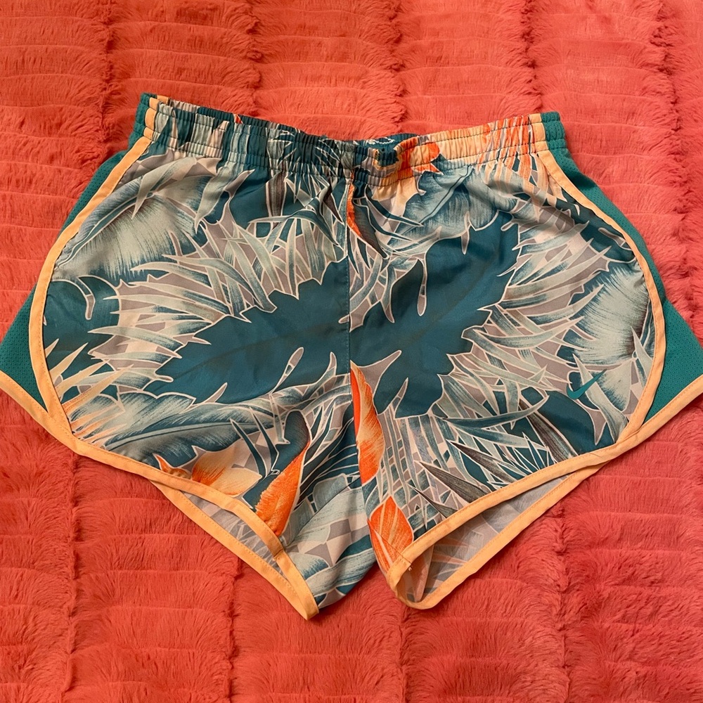Nike Dri-FIT Blue Hawaiian Athletic Shorts